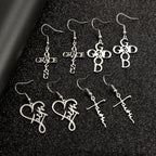 Cross & Grace Faith Earring: Delicate Belief for Daily Wear