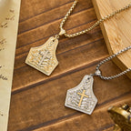 Collar con colgante de cruz ornamentada: fe inquebrantable para uso diario