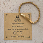Pulsera de cuentas DIOS TIENE EL CONTROL: Su Soberanía para llevar a diario