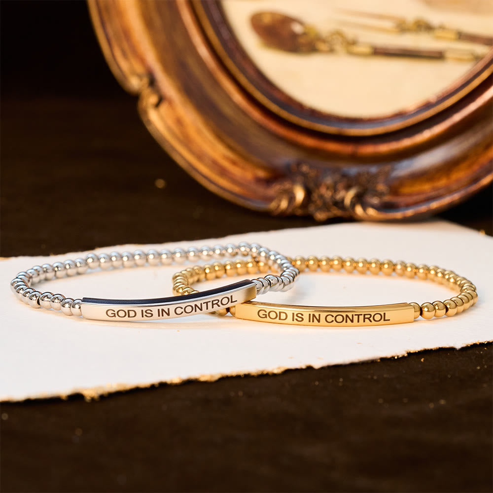 Pulsera de cuentas DIOS TIENE EL CONTROL: Su Soberanía para llevar a diario