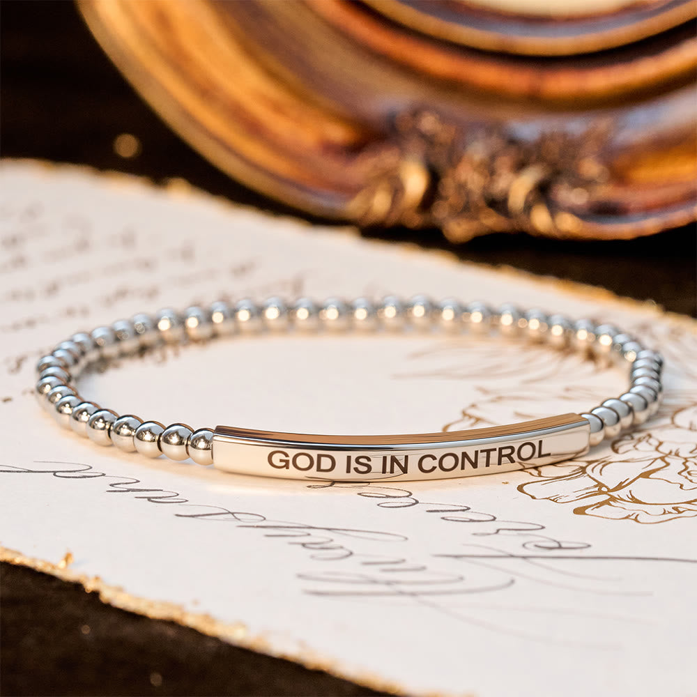 Pulsera de cuentas DIOS TIENE EL CONTROL: Su Soberanía para llevar a diario