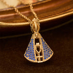Collar Colgante Protección Divina Nuestra Señora Aparecida Estilo Clásico