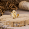 Anillo Dorado de Gracia Divina Nuestra Señora de Guadalupe