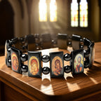 Pulsera de hematita Icono Sagrado: Un símbolo de devoción eterna