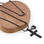 Collar de cruz con grabado de semilla de mostaza de Jesús: Un símbolo del amor de Cristo y el poder de la fe