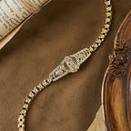 Colección de Pulseras de Filigrana Dorada de Nuestra Señora: Símbolo de Gracia y Protección Maternal