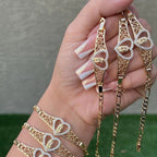 Gold Filigree Our Lady Bracelet with Zircon Halo: A Symbol of Marian Devotion & Divine Grace