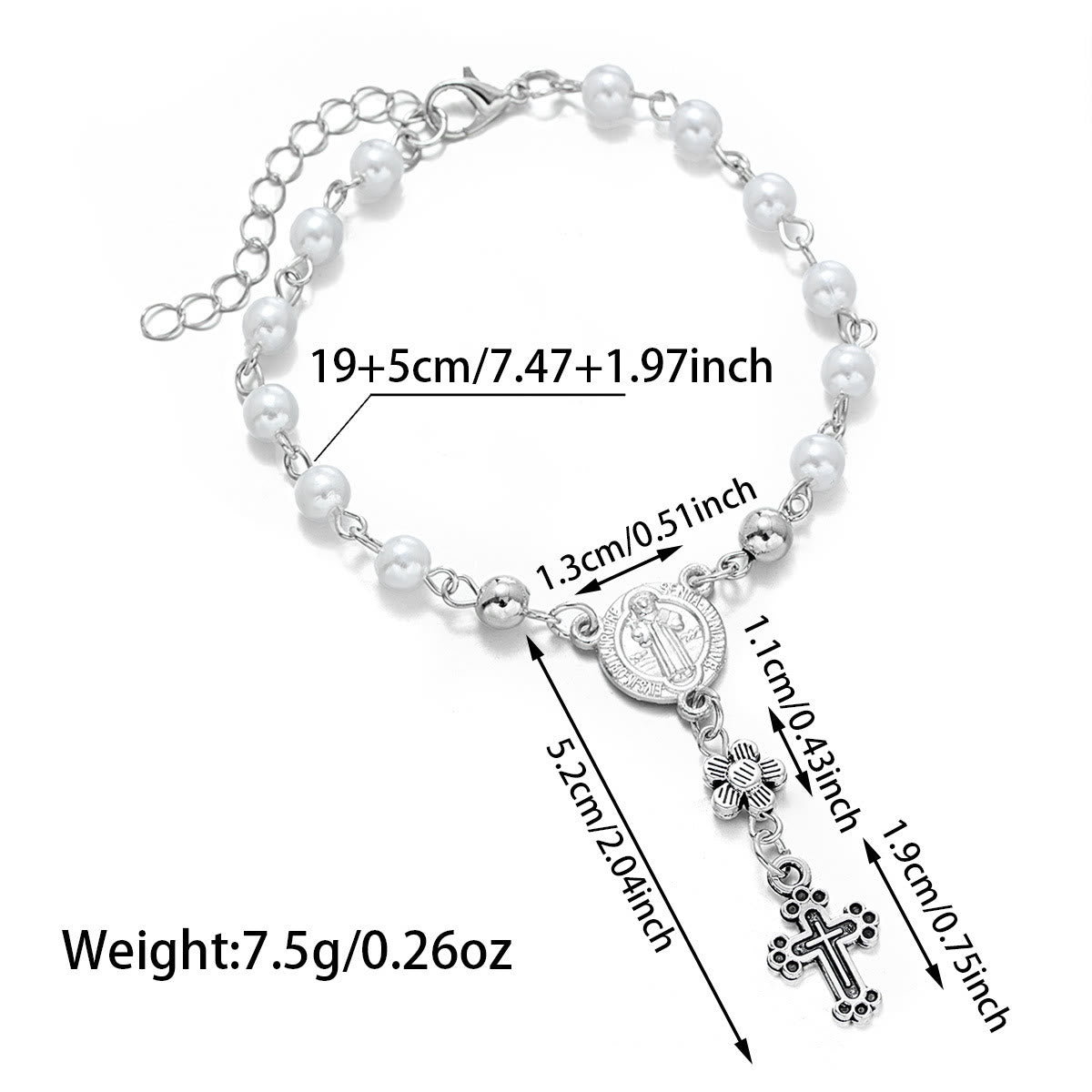 Pulsera de Nuestra Señora de San Benito de Devoción Sagrada
