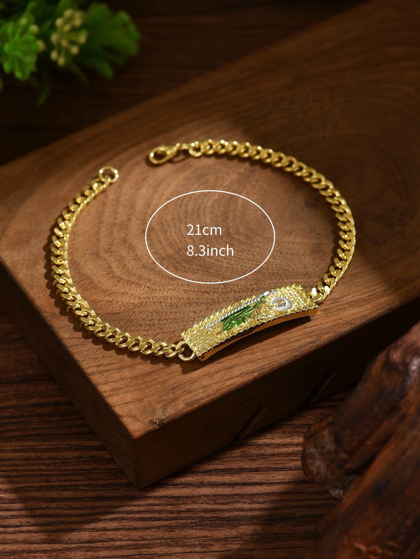 Colección de pulseras chapadas en cobre de San Judas: Emblema de esperanza divina y gracia milagrosa