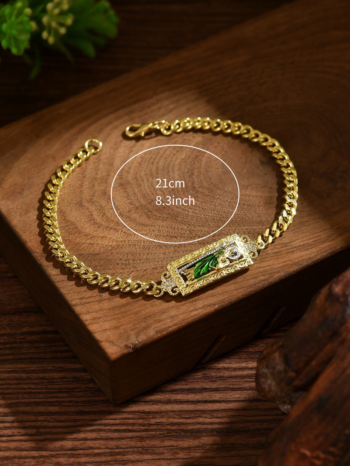 Colección de pulseras chapadas en cobre de San Judas: Emblema de esperanza divina y gracia milagrosa