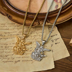 Collar con colgante de San Miguel Arcángel bicolor: Emblema de protección divina