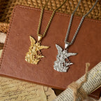 Collar con colgante de San Miguel Arcángel bicolor: Emblema de protección divina